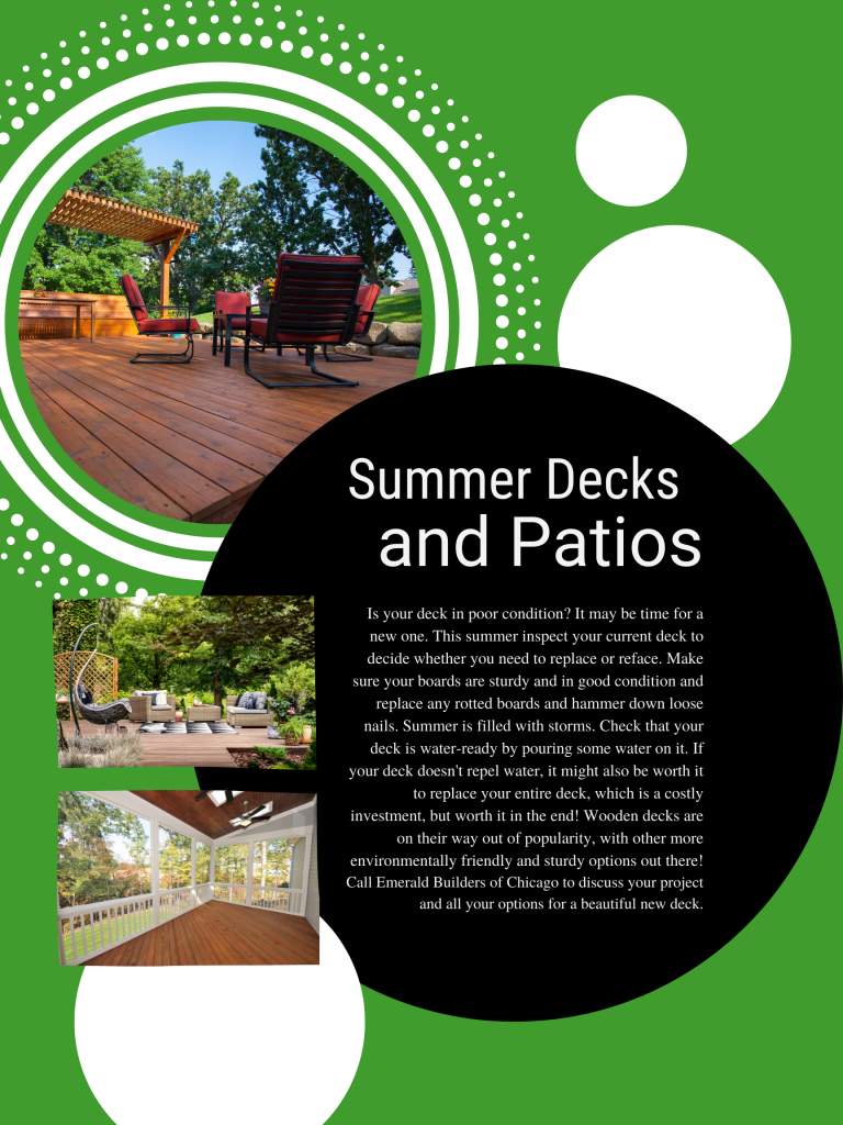 Summer Decks and Patios